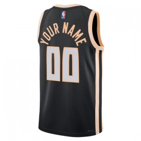 Camiseta Hombre NBA Atlanta Hawks Personalizadas 2025-26 Nike City Edition Negro Swingman